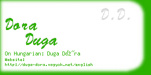 dora duga business card